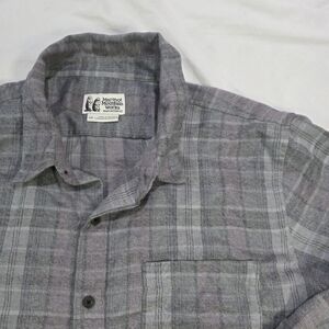 Marmot Mountain Works Fairfax Novelty Heathered Lightweight Plaid Flannel Shirt.
